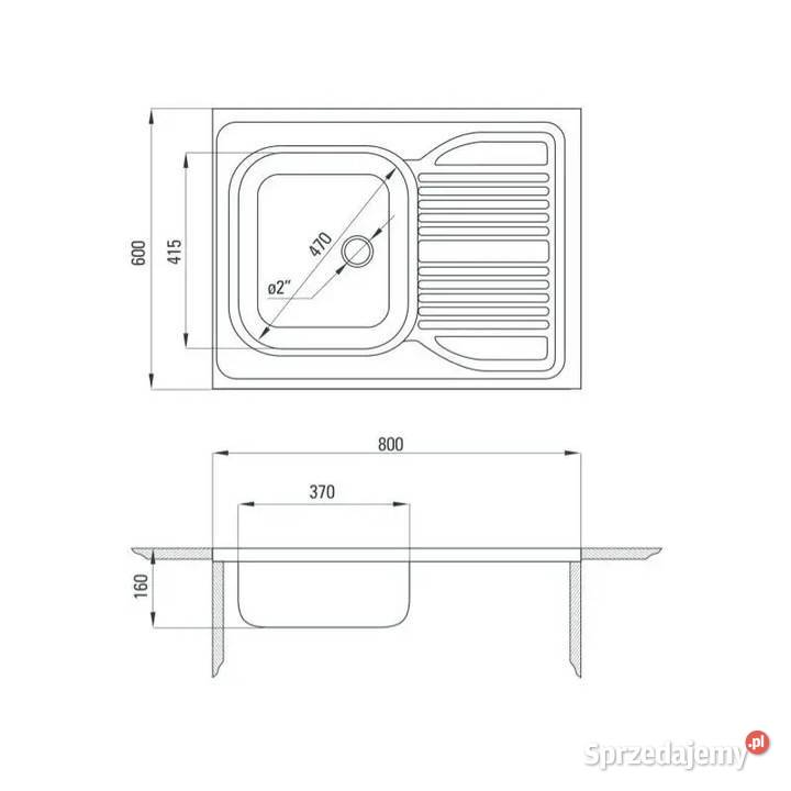 Zlew jednokomorowy zlewozmywak klasyczny Skawina sprzedam
