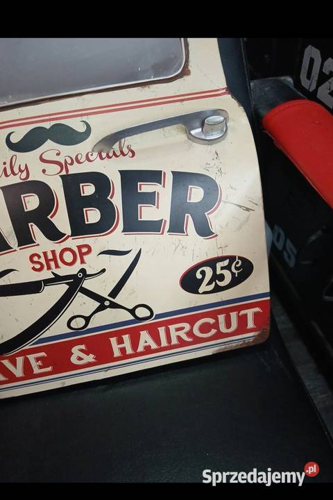 Barber Salon Unikalna Dekoracja Retro Vintage Łask