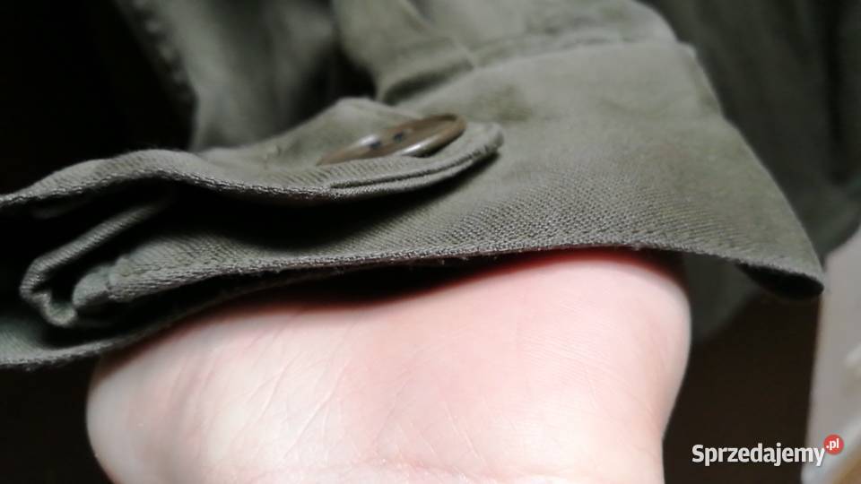 Wiosenno letnia męska parka wojskowa z kapturem Rozmiar XXL Pozostałe Warszawa