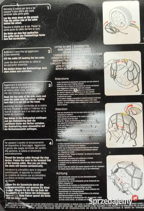 ŁAŃCUCHY ŚNIEGOWE 1 PARA KONIG THULE 03137 13 15