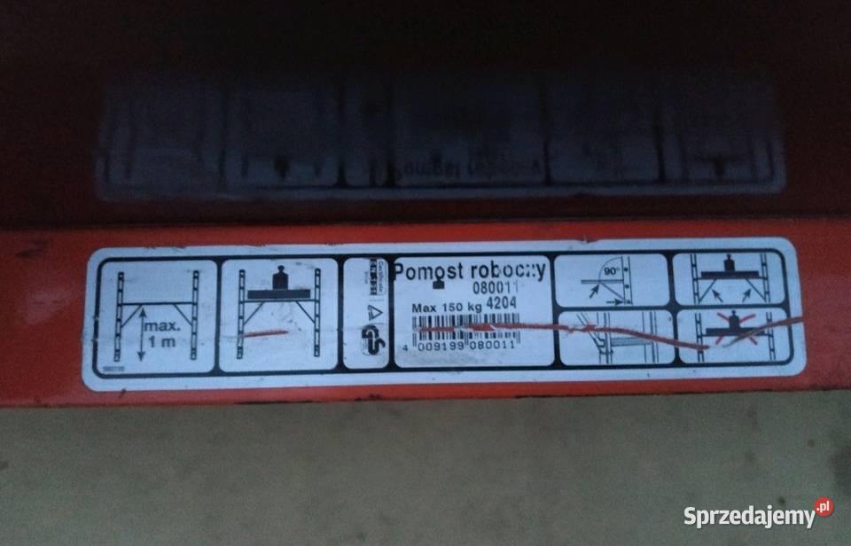 KRAUSE CORDA 2x6 pomost podest roboczy drabina mazowieckie