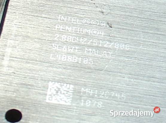 Procesor Intel Pentium 4 SL6WT 28 GHz Socket 478 Łódź