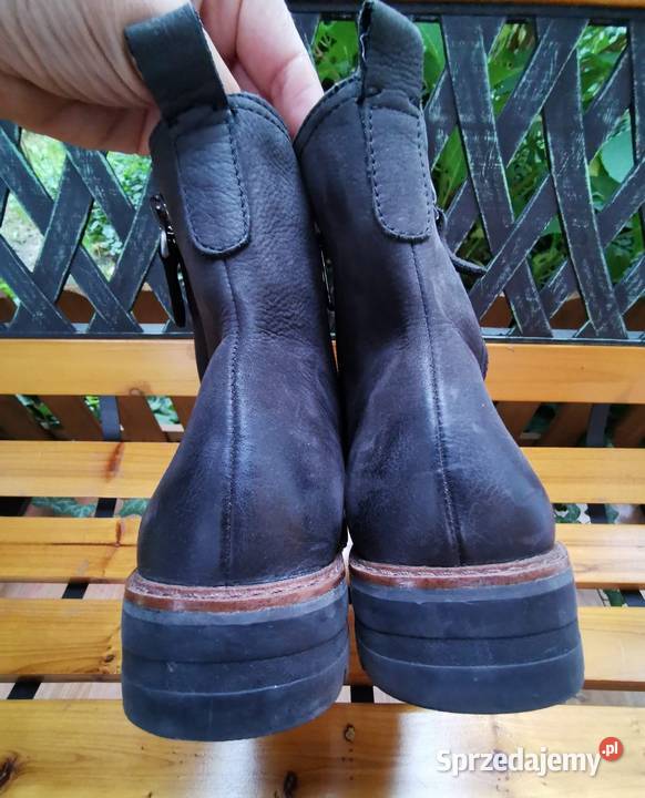 Skórzane buty oryginMarco Tozzi 40 Nubuk Nowe Łódź
