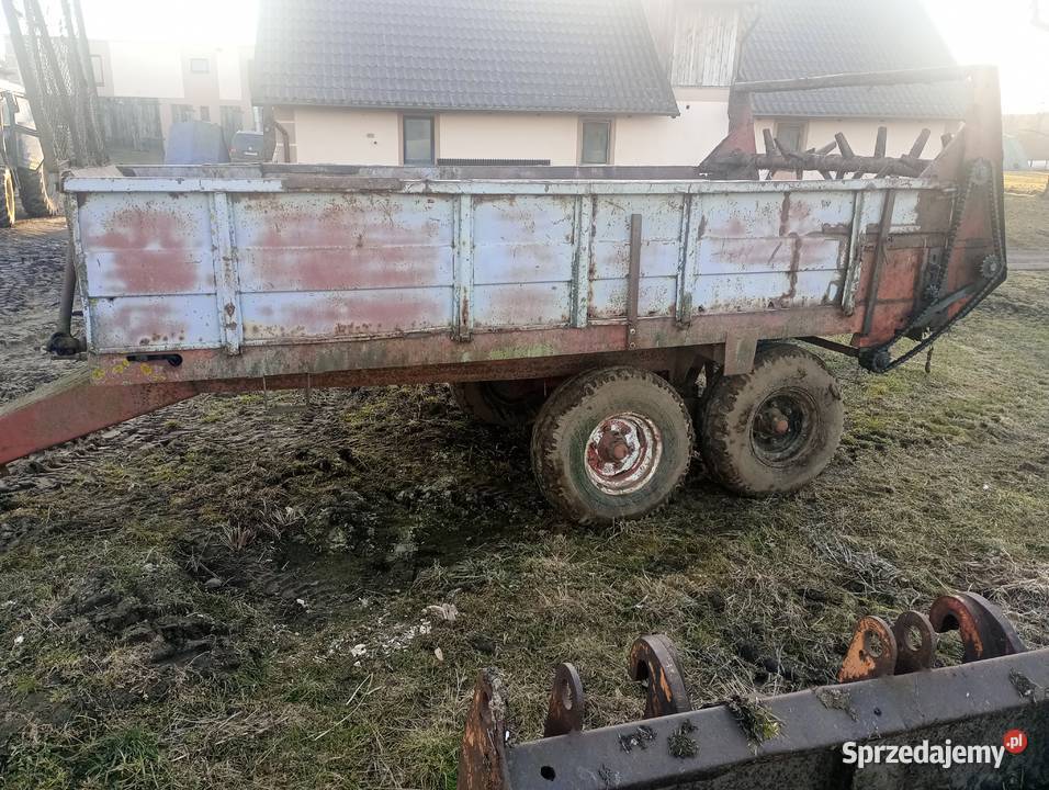 Rozrzutnik obornika tandem nieuszkodzony kujawsko-pomorskie Pamiętowo sprzedam