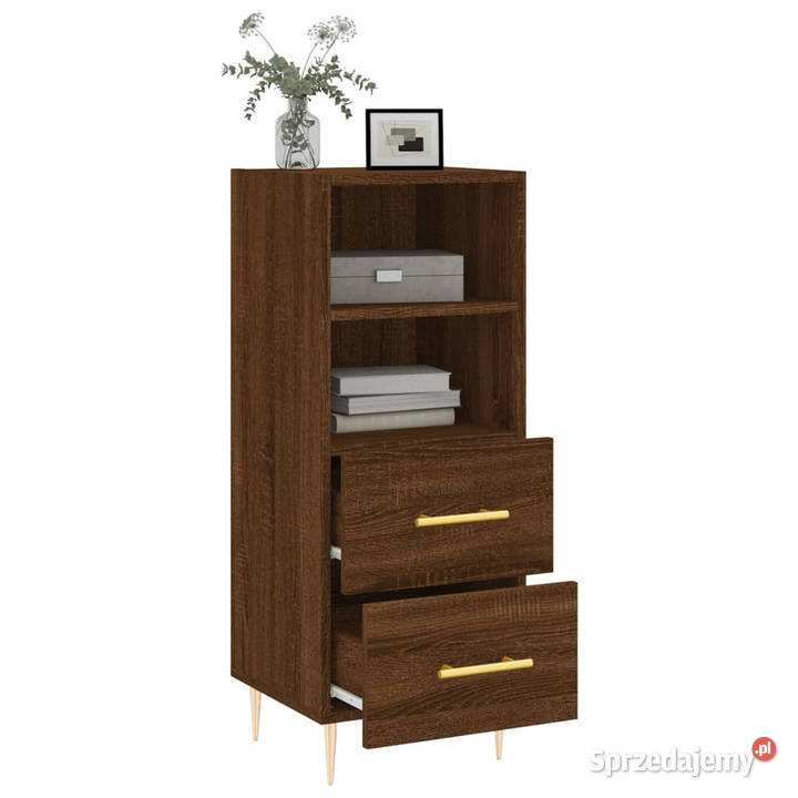 Szafka brązowy dąb 345x34x90 materiał Warszawa