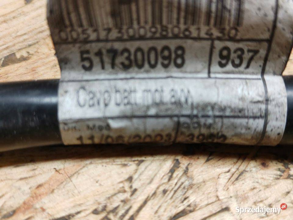 Kabel Klema Minus Alfa Romeo 147 19 JTDM Pleszew
