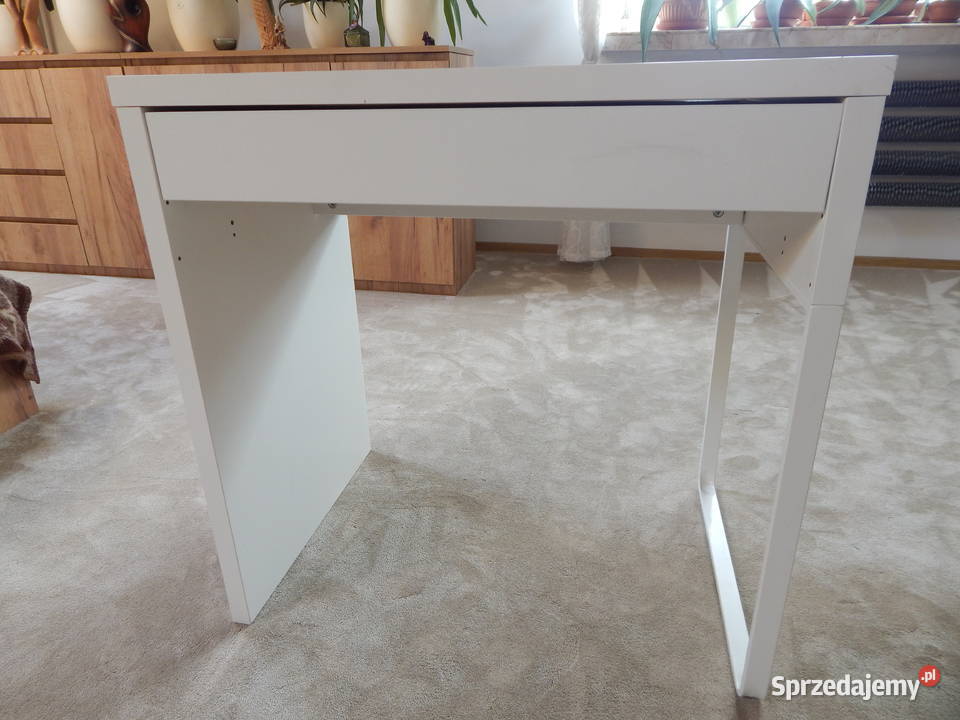 IKEA białe biurko z serii MICKE o szerokości 73 Kraków