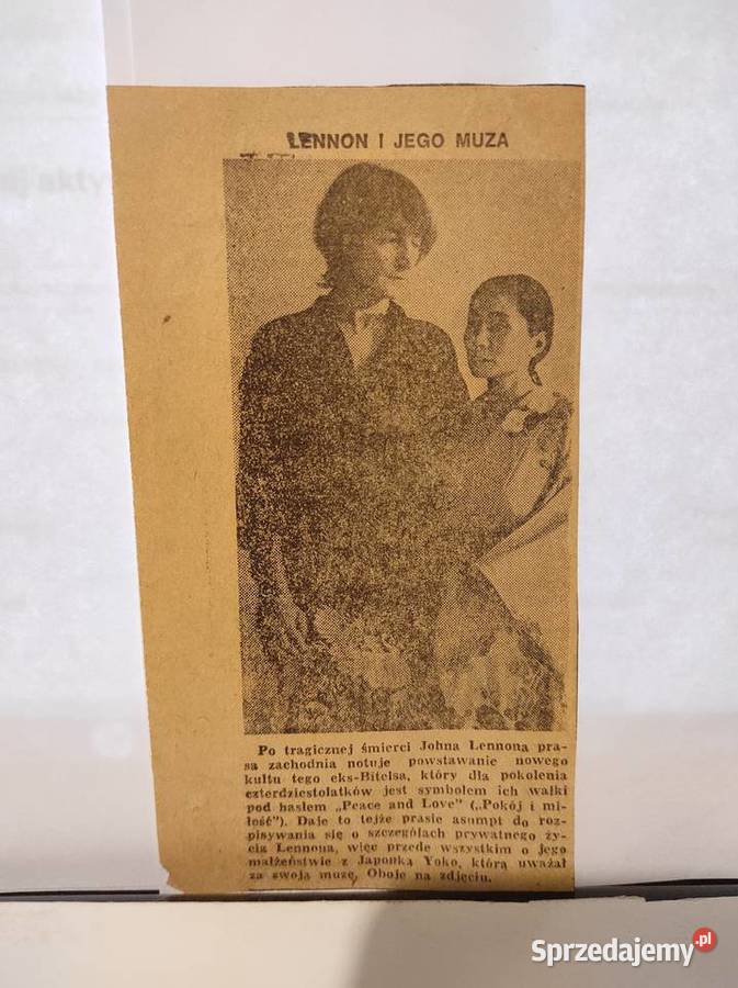 THE BEATLES wycinki prasowe sprzed 50 lat Pozostałe Wrocław
