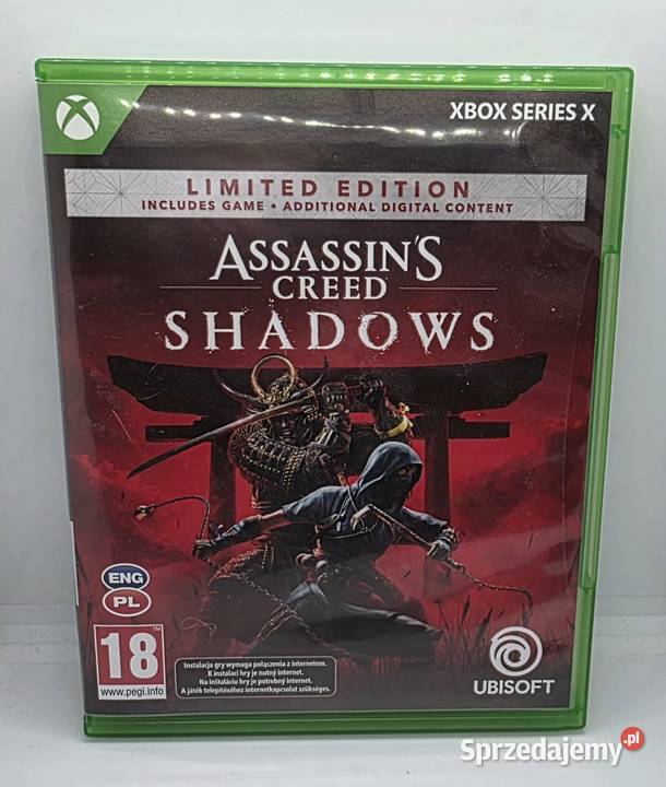 Gra Assasins Creed Shadows Xbox Series X Elbląg sprzedam