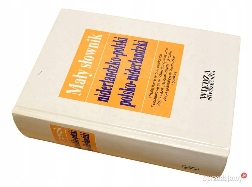 MAŁY SŁOWNIK NIEDERLANDZKO POLSKIfa Książki naukowe i popularnonaukowe zachodniopomorskie