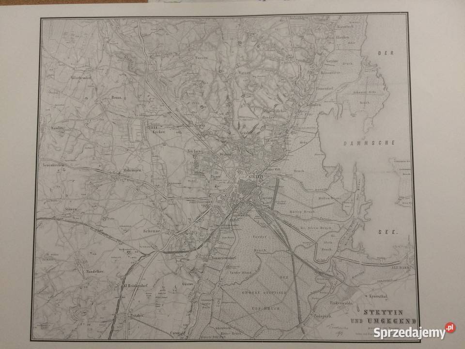 1272 Plany I Mapy Szczecina XVII Do XX Wieku 10 sprzedam