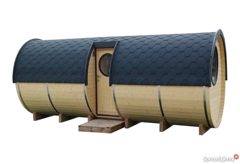 SAUNA beczka ogrodowa Z WEJŚCIEM BOCZNYM 22m x mazowieckie Płock
