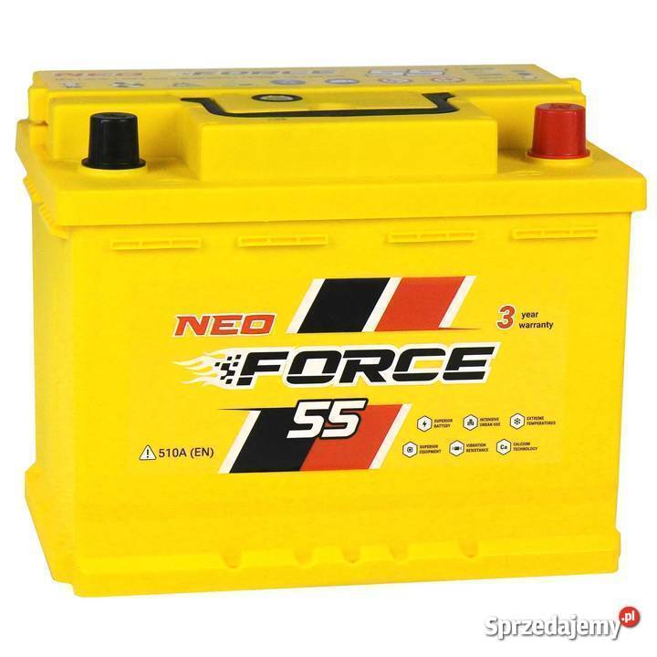 Akumulator Neo Force 55Ah 510A Specpart Szczecin