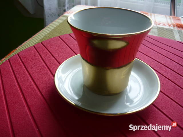 Filizanka NESCKAFE GOLD z spodkiem Filiżanki i spodki Myszków