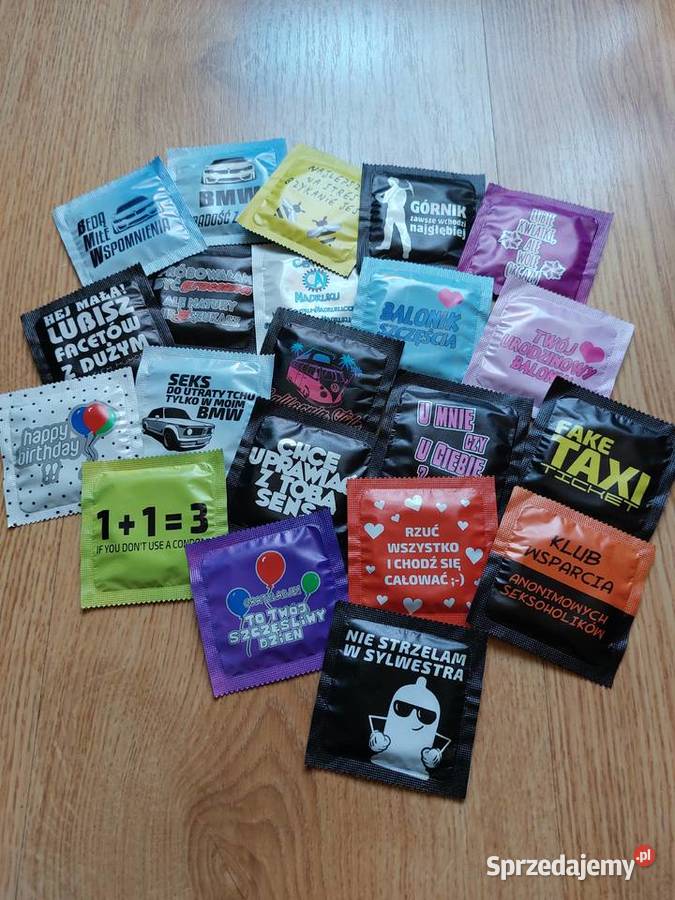 Prezerwatywy z indywidualnym nadrukiem