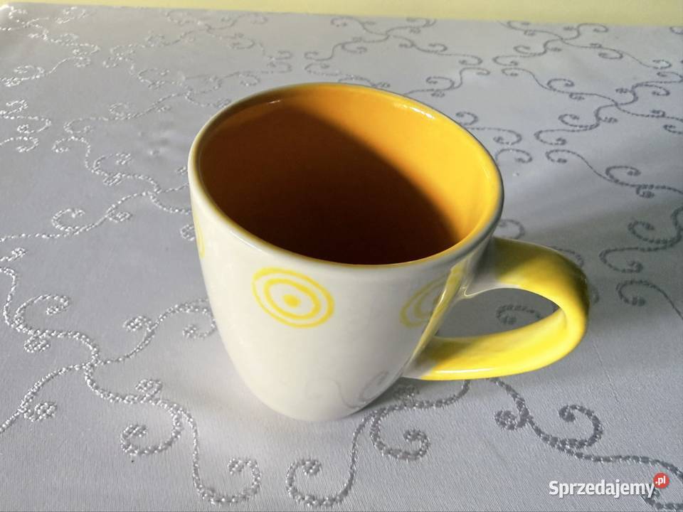 Kubek ceramiczny 250 ml kolorowy Vintage Retro Dom i Ogród Czerwionka-Leszczyny