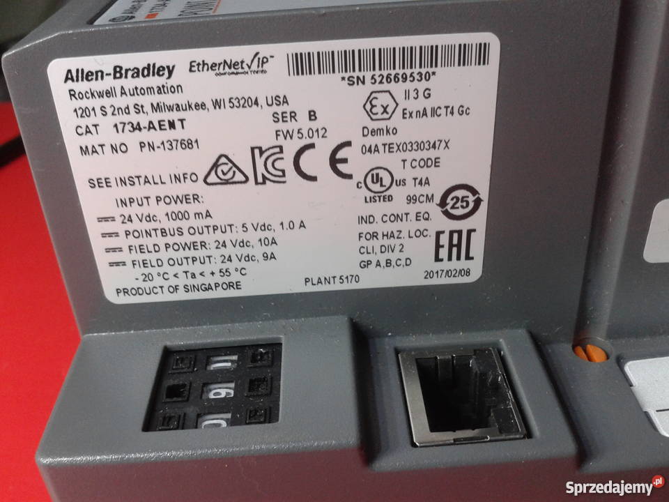 ALLEN BRADLEY 1734Aent seria b pomorskie Gołębiewo sprzedam