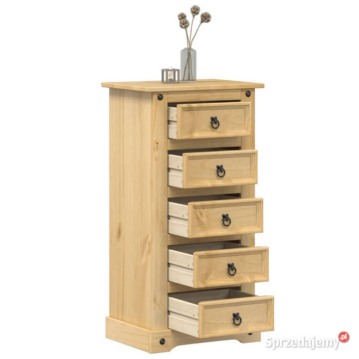 Szafka nocna Corona 53x39x103 lite drewno Warszawa