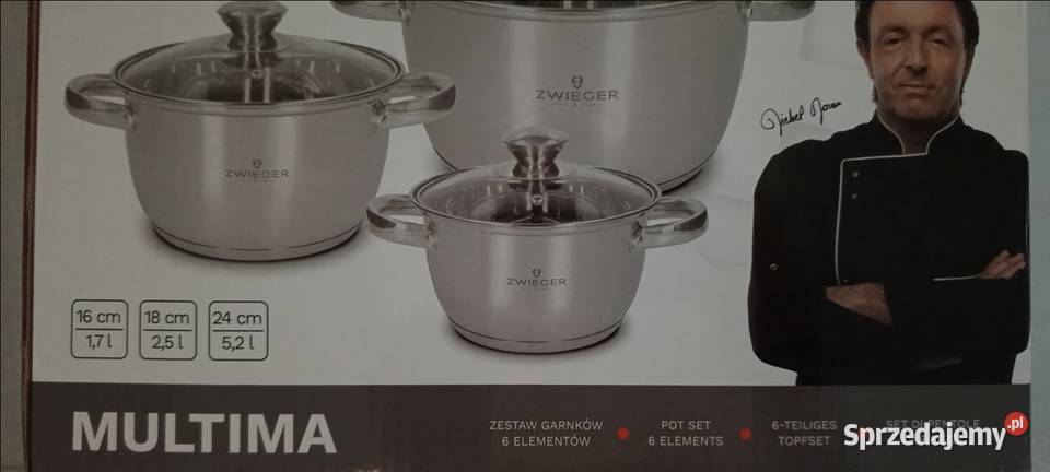 Zestaw garnków Zwieger Multima 6 elementów nowy Ełk