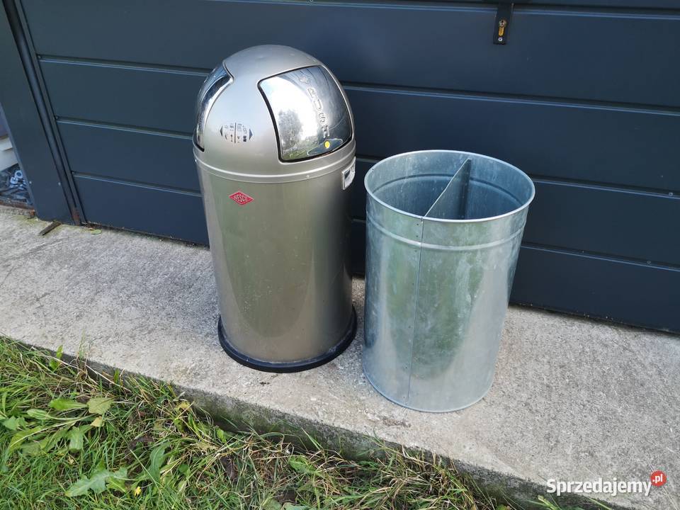 Wesco kosz na śmieci szary 50l sprzedam