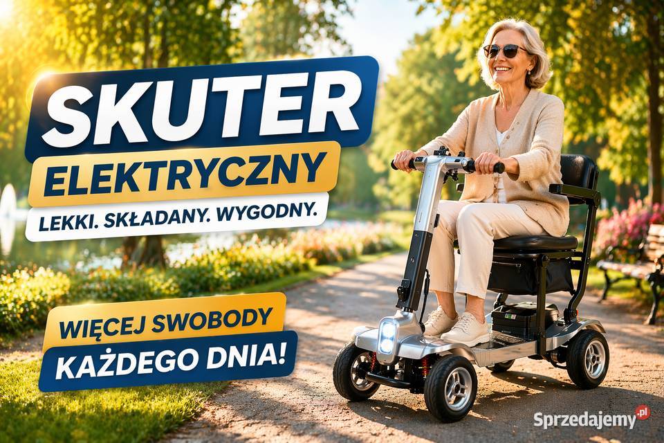Skuter elektryczny inwalidzki składany Wołomin