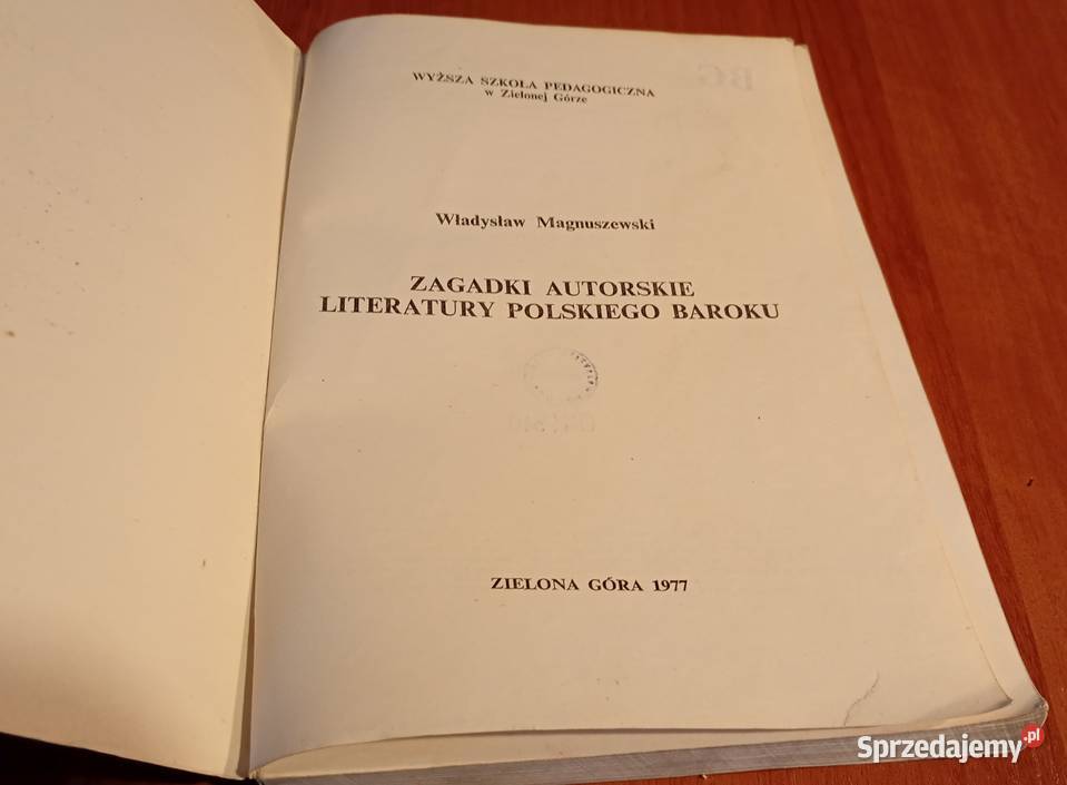 Zagadki autorskie literatury polskiego baroku Gdańsk