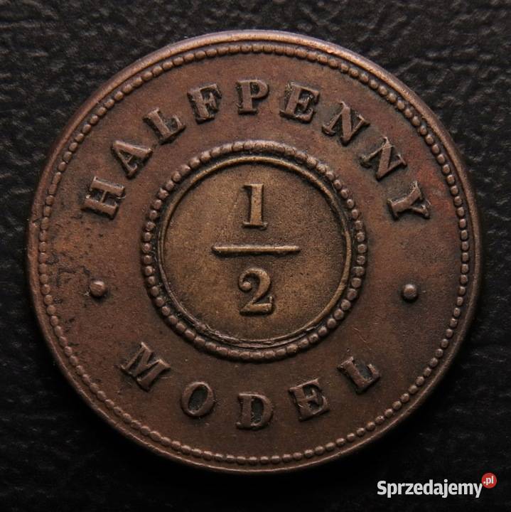 MONETA Wielka Brytania pensa ND 1844K80