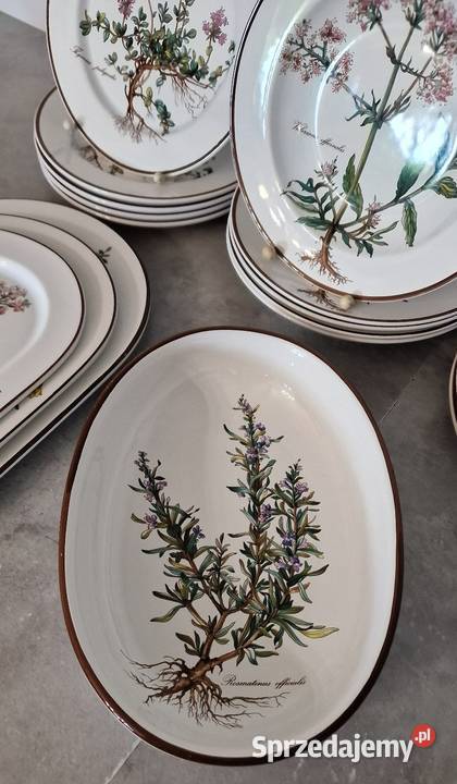 VilleroyBoch Botanica serwis obiadowy 5 osób Porcelana i szkło sprzedam