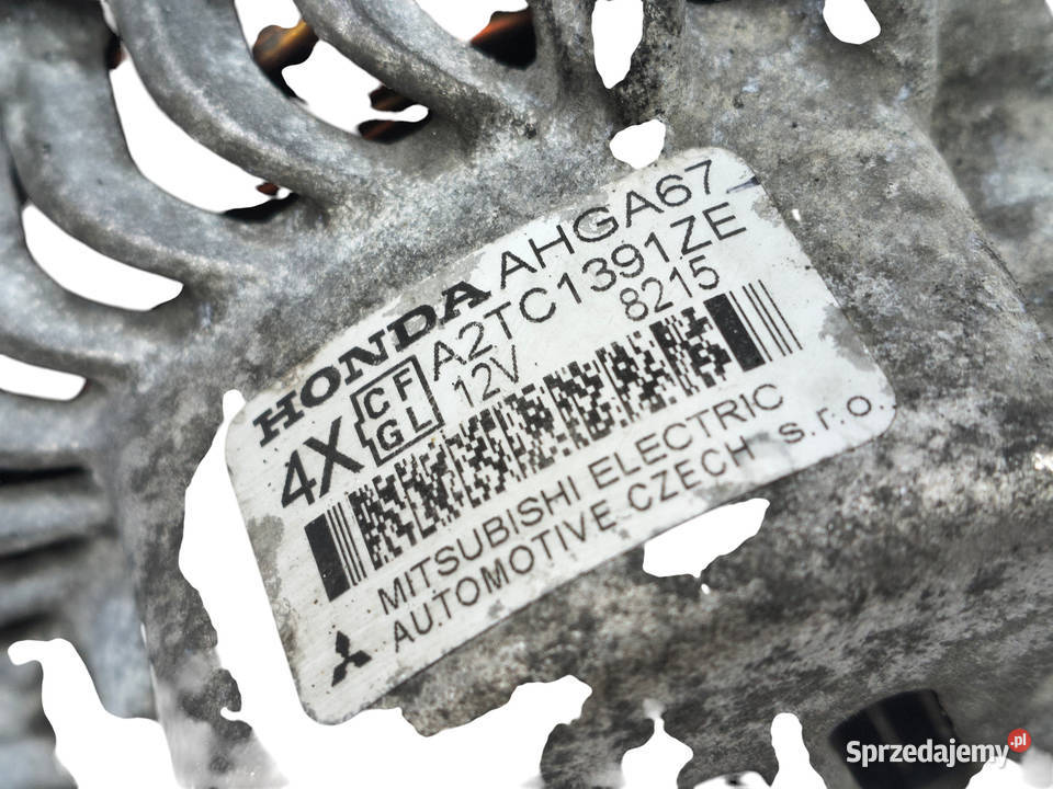 ALTERNATOR Honda Civic VIII 18 VTEC A2TC1391ZE Układ elektryczny silnika Chełm