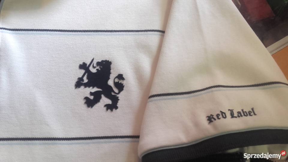 białe polo w paseczki Hilfiger Sosnowiec