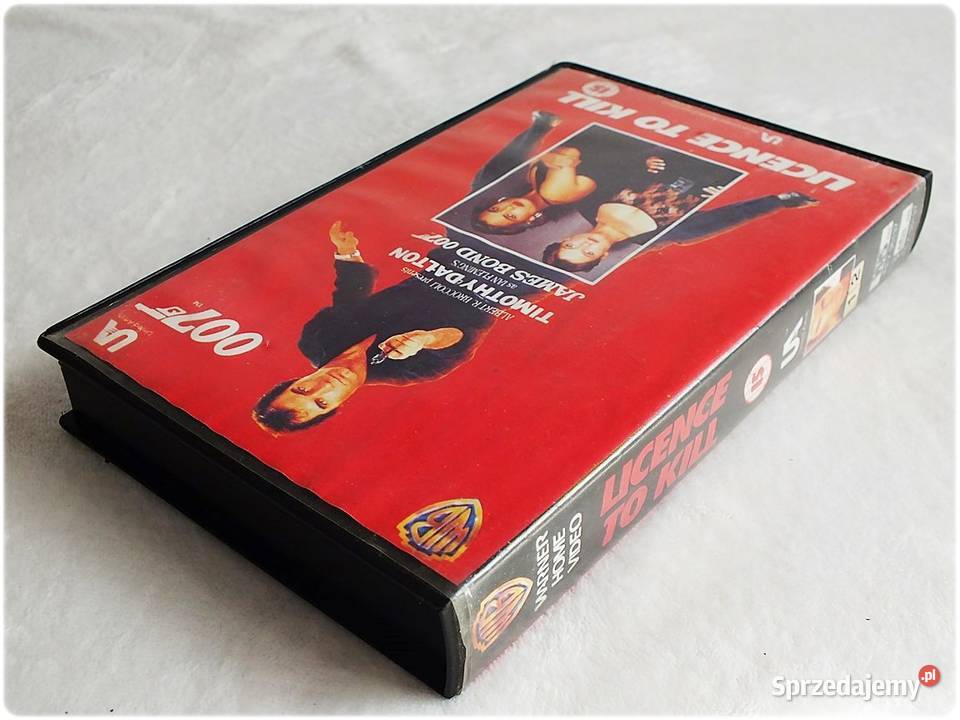 Kaseta VHS Film James Bond 007 Licencja na Kultura i Rozrywka Żary