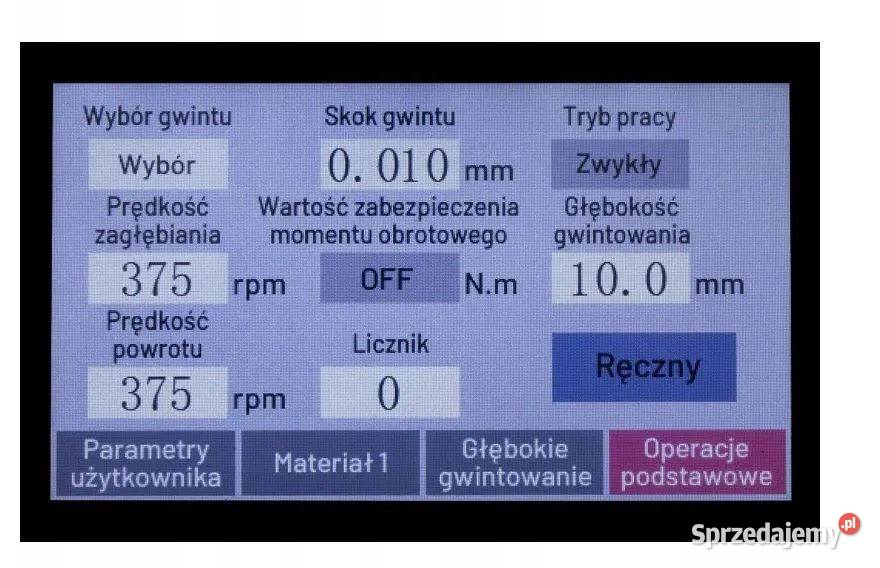 GWINTOWNICA GWINCIARKA CORMAK RGE30PW ZE STOŁEM mazowieckie Siedlce