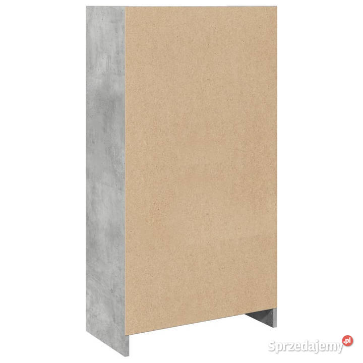 Regał szarość betonu 57x285x1075 materiał Regały Warszawa