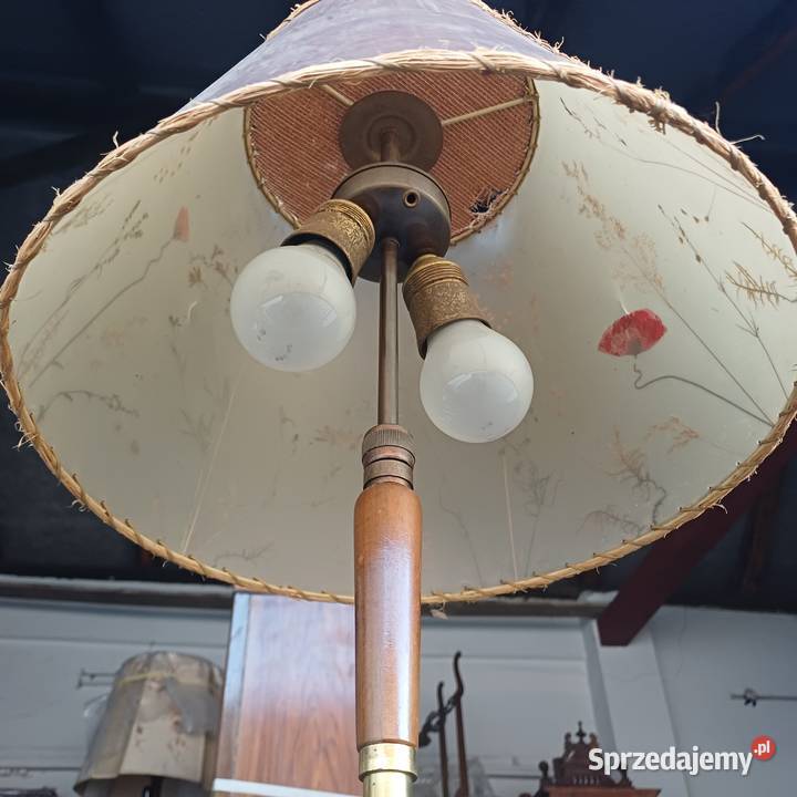 Lampa podłogowa styl MidCentury Modern regulacja wielkopolskie Suchorzew