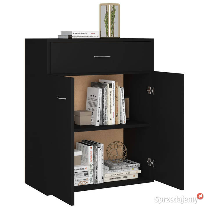 Szafka czarna 60x30x75 materiał drewnopochodny Warszawa
