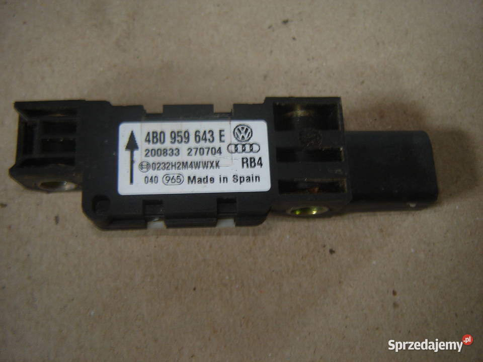 VW Czujnik uderzeniowy 4B0959643E 4B0959643D Strzelce Krajeńskie sprzedam