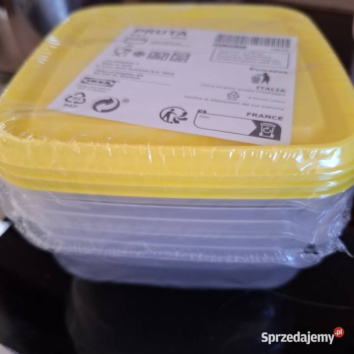 Pojemniki do przechowywania żywności 3x06l Sieradz