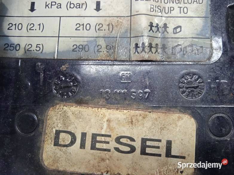 KLAPKA WLEWU PALIWA 13111597 Opel Astra III H