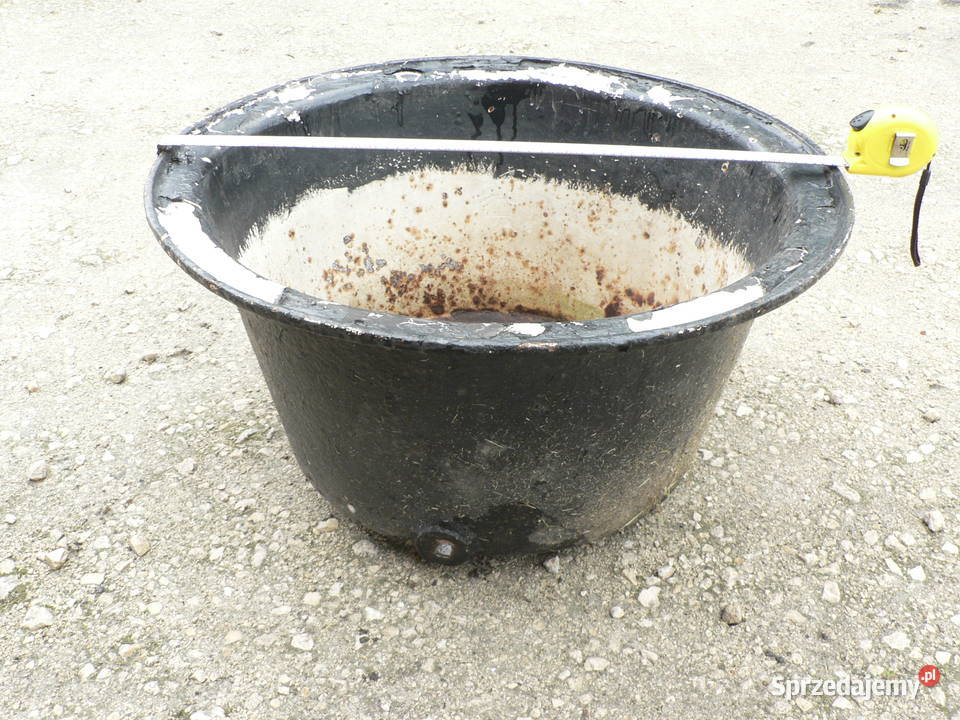 donica garnek żeliwny duży palenisko do grila Narzędzia ogrodnicze Radomsko