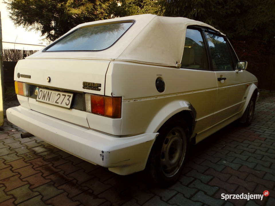 VOLKSWAGEN GOLF MK1 Kabriolet KARMANN Zero sprowadzony Sławków