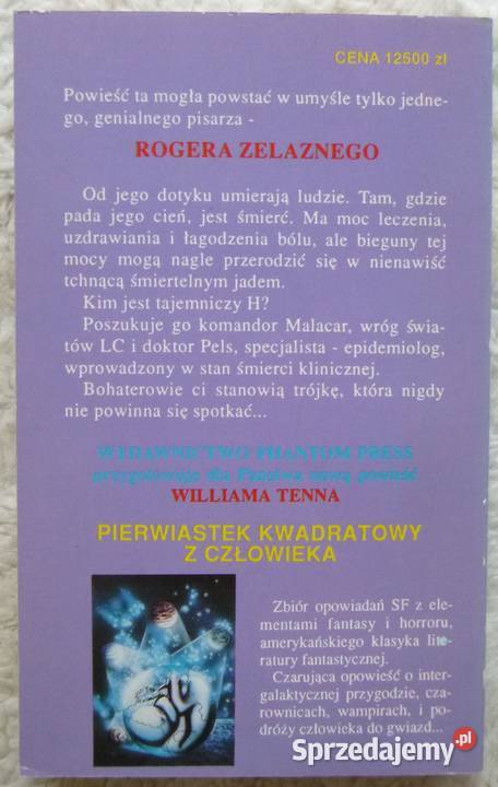 Umrzeć w Italbarze Roger Zelazny Warszawa sprzedam