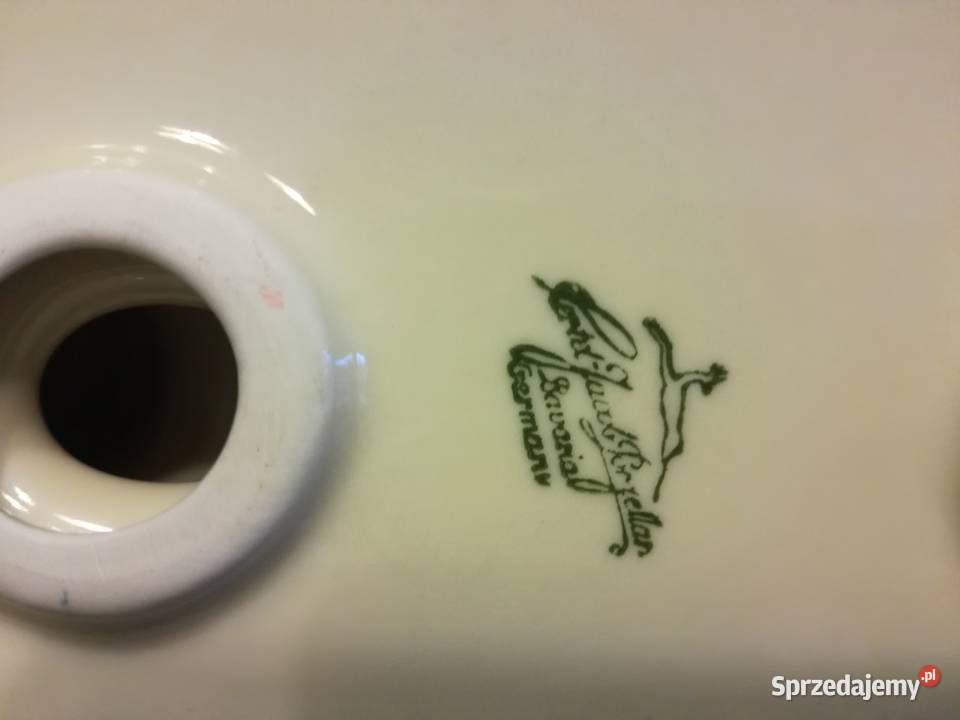 Przepiękny stary świecznik Hertel Jacob Bavaria Jastrzębie-Zdrój