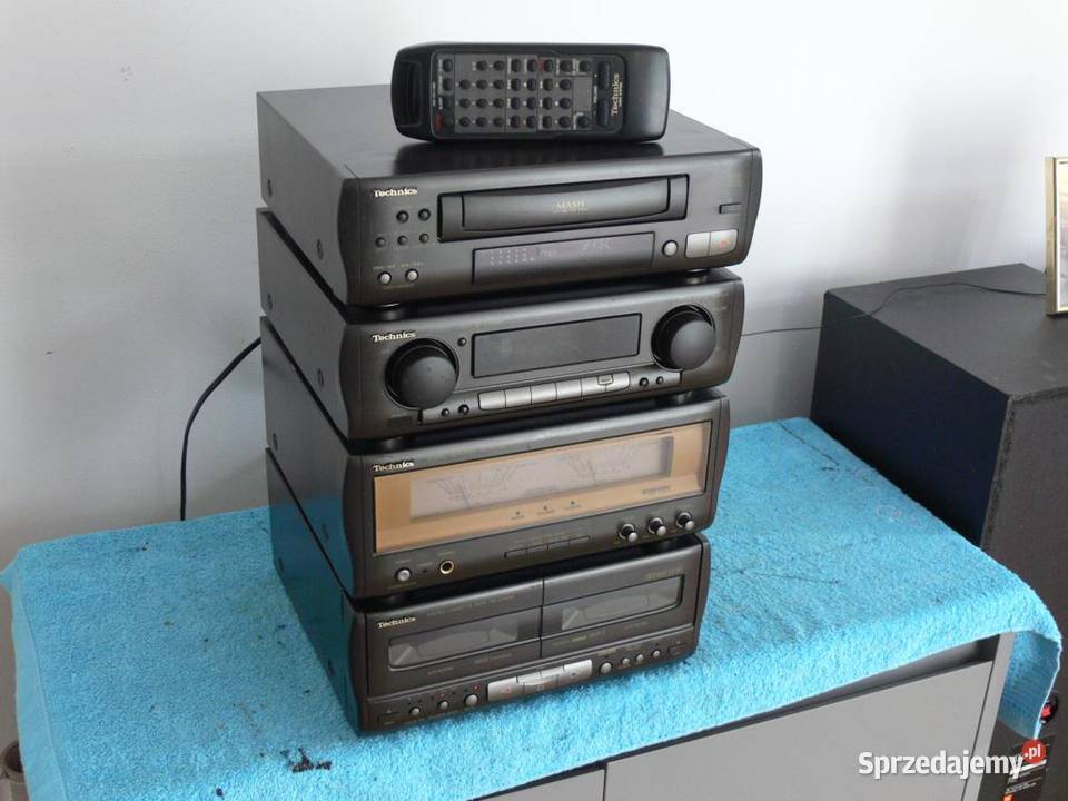 Wieża Technics SACA1080 pilot WYSYŁKA Wieże i miniwieże Jasło