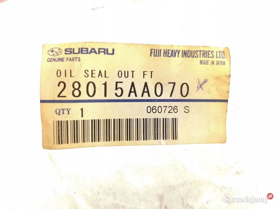 USZCZELNIACZ PIASTY TYŁ SUBARU IMPREZA II 00 ASO