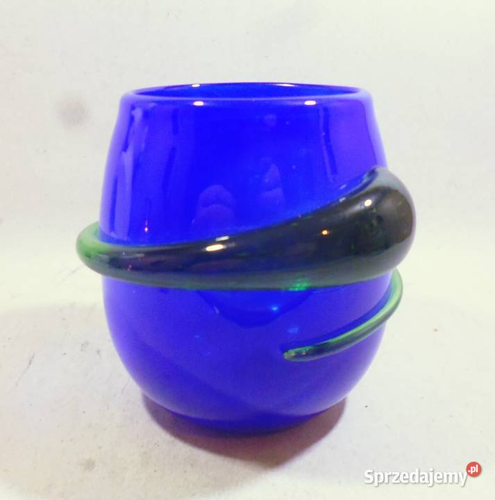 Wazon Szkło Barwione Karin Hammar Stockholm Porcelana i szkło śląskie Katowice sprzedam