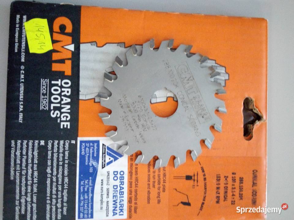 Podcinak trapezowy HM 100x314x22 z20 Stalowa Wola