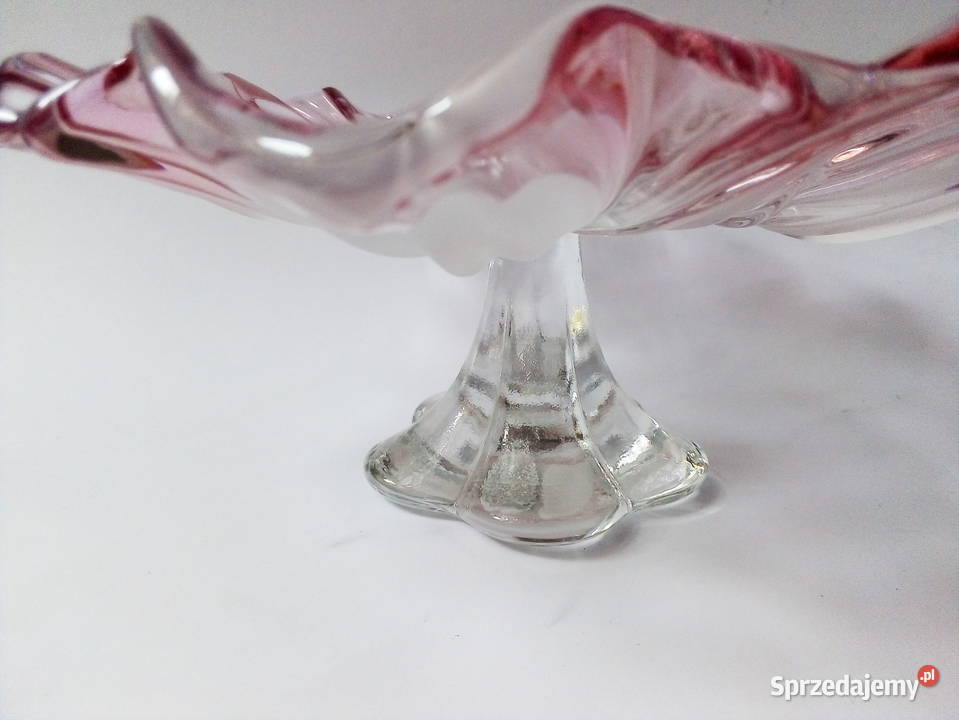 szklana patera Walther Glas Sylvia Satin Rose Częstochowa