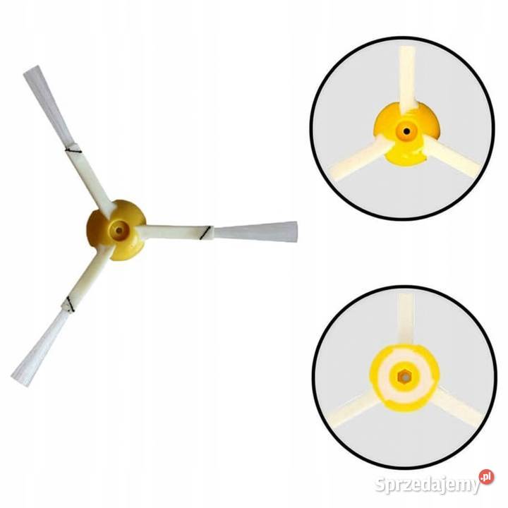 Szczotka Boczna do iRobot Roomba 800900 3x Nylon Ludźmierz
