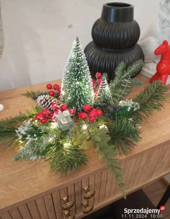 Stroiki świąteczne dekoracje handmade mazowieckie Warszawa