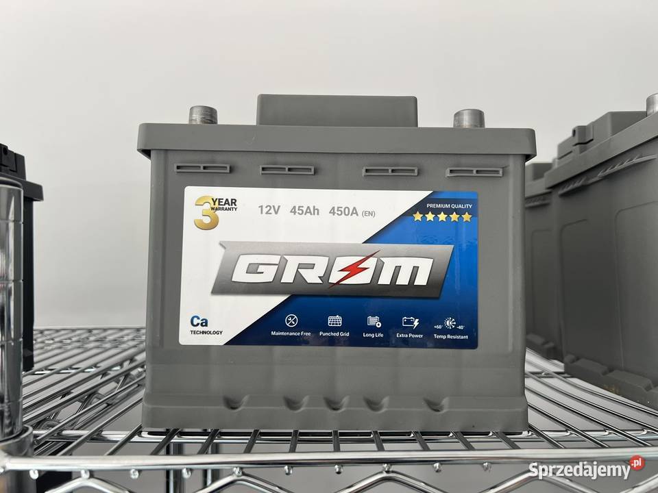 grom 45ah nowy tanio